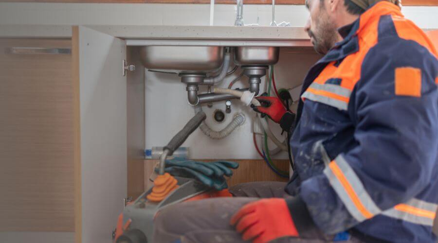 Professional slab leak plumber services in Danbury, WI
